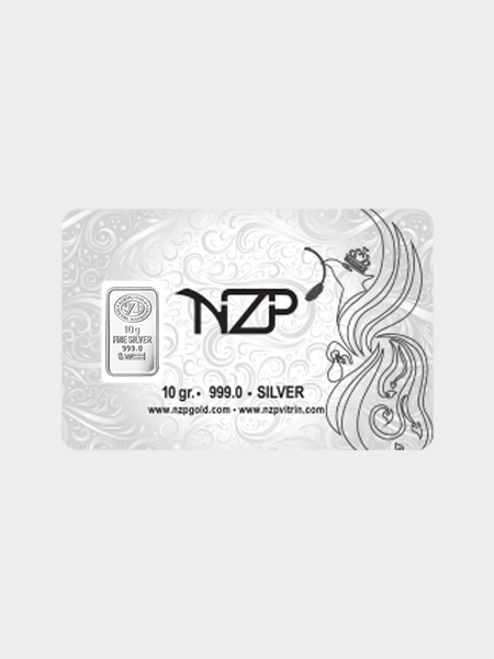 10 Gram Külçe Gümüş