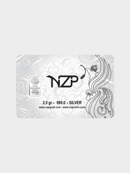 2.5 Gram Külçe Gümüş