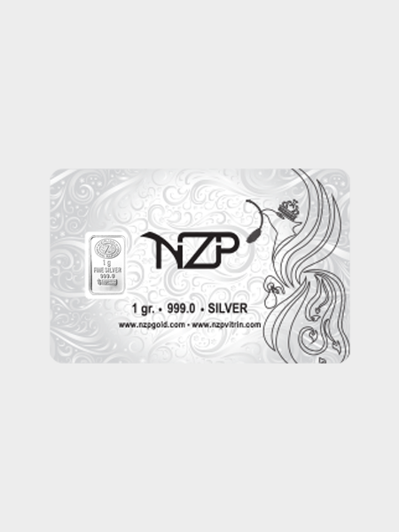 1 Gram Külçe Gümüş