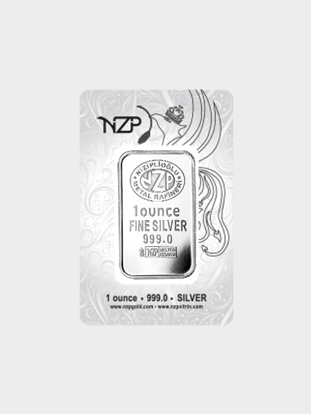 1 ONS Külçe Gümüş